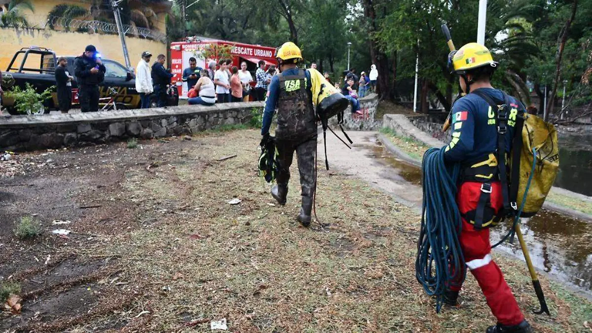 Rescatados por las lluvias